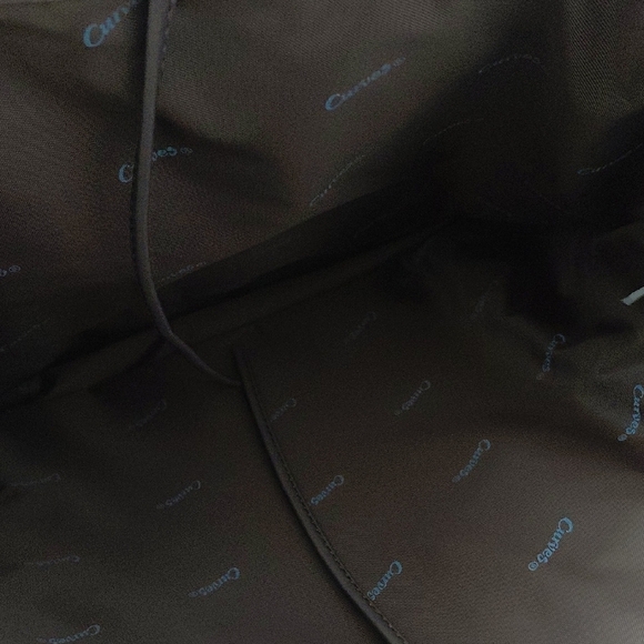 Curves Blue and Brown Tote Bag - Picture 12 of 12